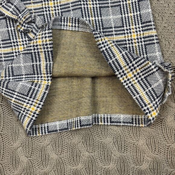 Janie and Jack Plaid Kids Dress with Ruffle Detail & Capped Sleeves ~ 3 - Picture 4 of 12